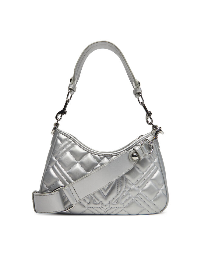 LOVE MOSCHINO Torebka LOVE MOSCHINO JC4152PP1MLA196B Srebrny