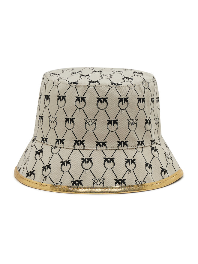 PINKO Капелюх Pinko Bucket Brindisi Cappello PE 22 BLK01 1G205T Y87K Сірий