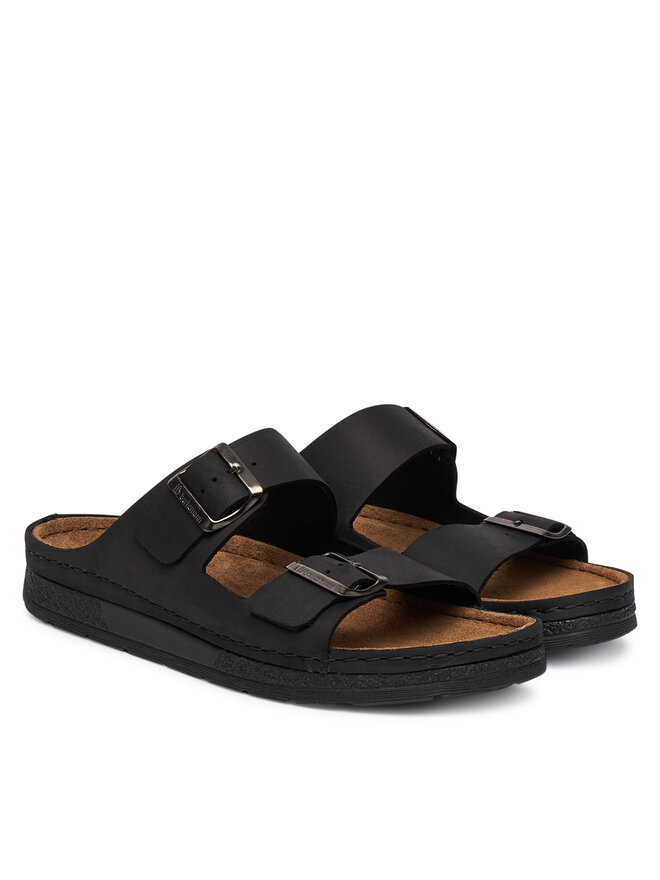 Berkemann Papucs Berkemann Adam 01950 Fekete