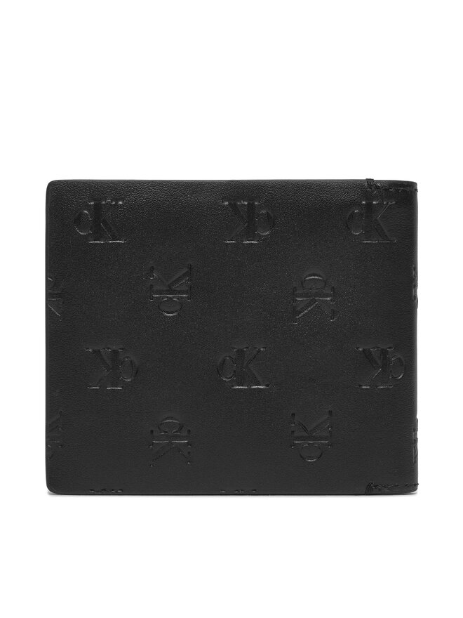 Calvin Klein Jeans Velká pánská peněženka Calvin Klein Jeans Aop Emboss Bifold K50K512052 Černá