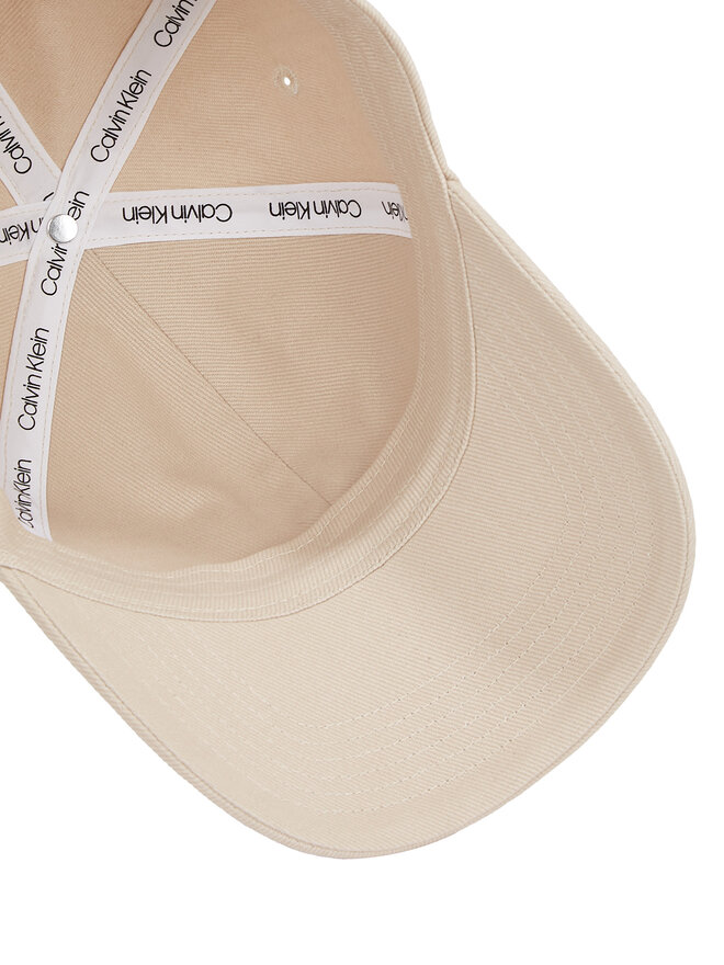 Calvin Klein Kšiltovka Calvin Klein Embroidered Monogram Cap LV04K5024G Béžová
