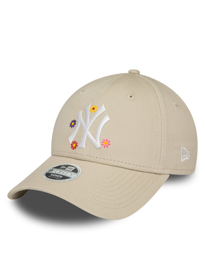 New Era Καπέλο Jockey New Era Wmns Flower 940 Nyy 60435012 Μπεζ