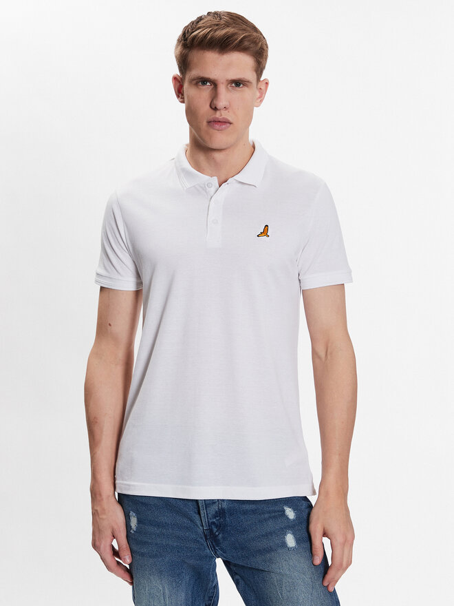 Brave Soul Brave Soul Poloshirt MPS-131KUROKIC Weiß Regular Fit