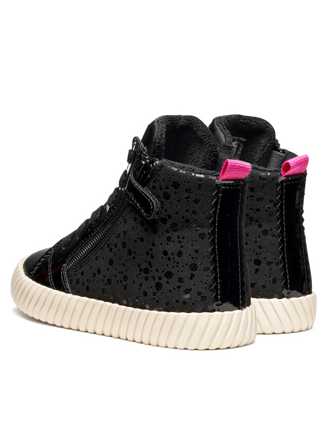 Geox Sneakersy Geox J Mirroless J46MNA 0AU02 C9999 M Černá
