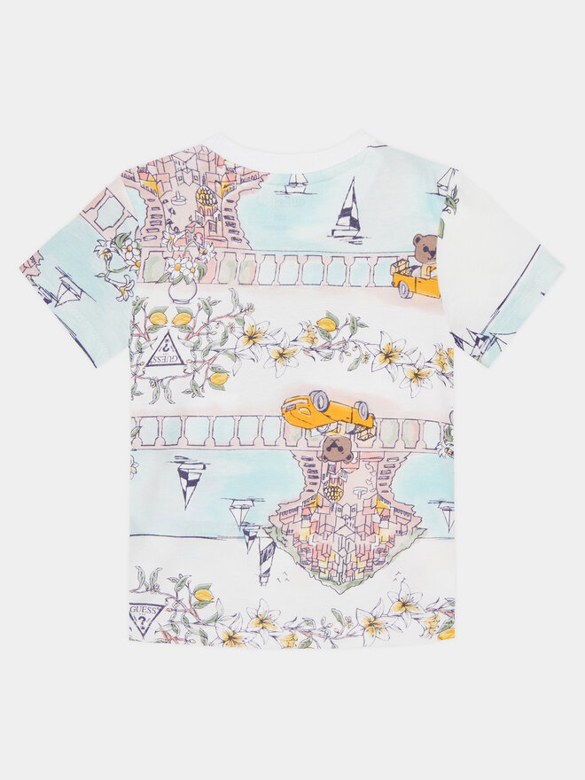 Guess Guess T-shirt N4GI23 K8HM3 Šarena Regular Fit
