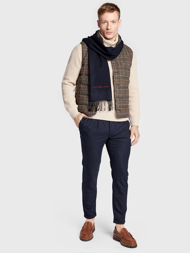 Tommy Hilfiger Šalle Tommy Hilfiger AM0AM10373 Tumši zils