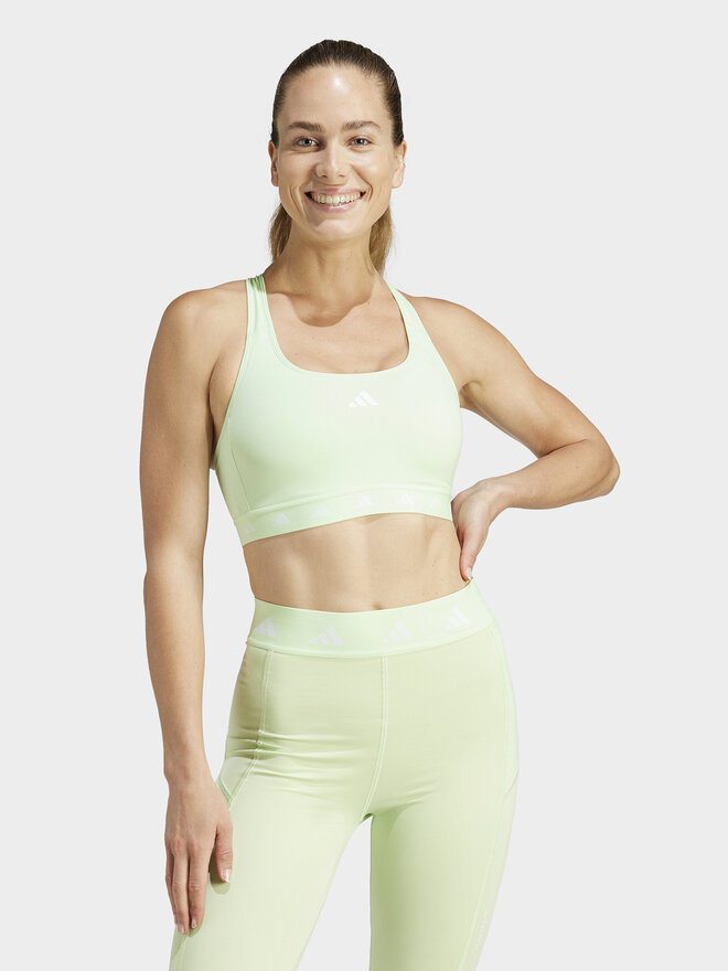 adidas adidas Špotni nedrček Powerreact Training IT6640 Zelena