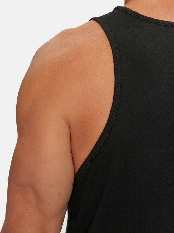 Tommy Hilfiger Tommy Hilfiger Komplektas: Tank top marškinėliai (3 vnt.) UM0UM03387 Juoda Regular Fit