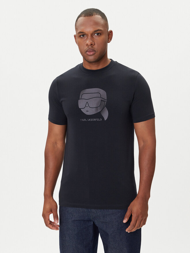 KARL LAGERFELD KARL LAGERFELD Camiseta 755032 554221 Azul marino Regular Fit