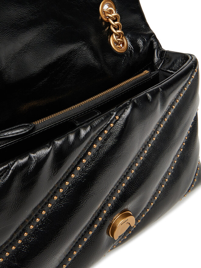 PINKO Handtasche PINKO Love Puff Classic Cl PE 25 PLTT 100038 A26T Schwarz