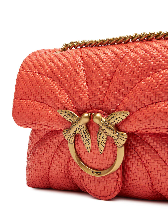 PINKO Τσάντα PINKO Love Puff Mini PE 25 PLTT 100039 A2C8 Πορτοκαλί