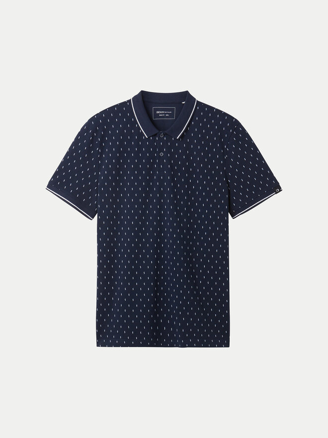 Tom Tailor Denim Tom Tailor Denim Poloshirt 1040465 Dunkelblau Regular Fit