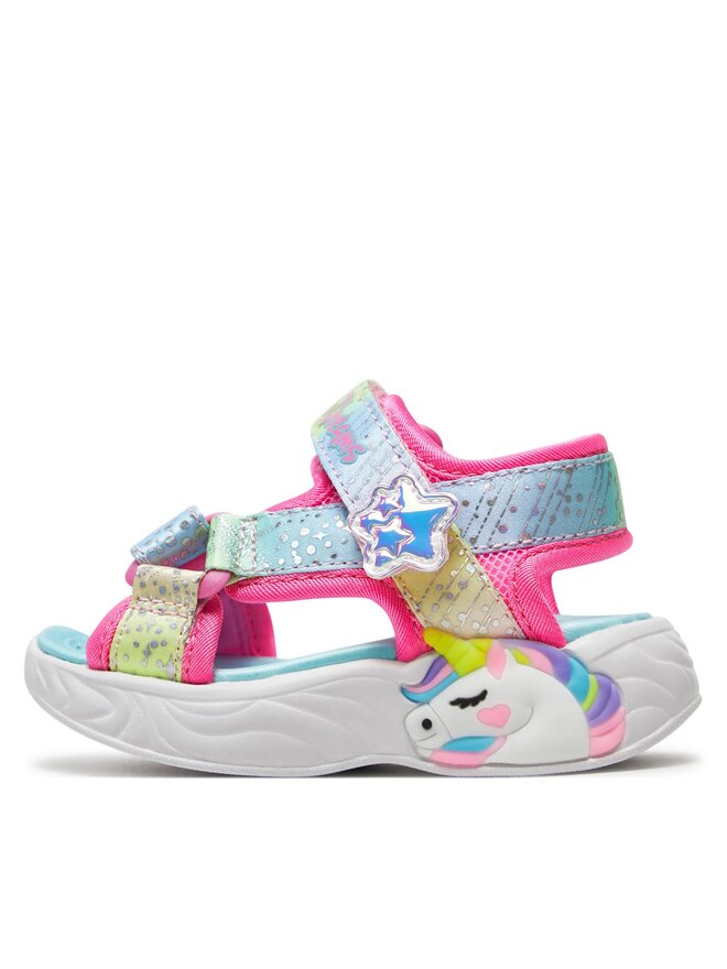Skechers Sandále Skechers Unicorn Dreams Sandal-Majestic Bliss 302682N/PKMT Ružová