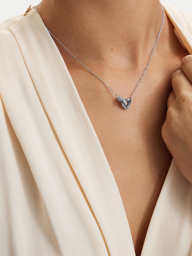 Guess Намисто Guess JUBN06 013JW Срібний