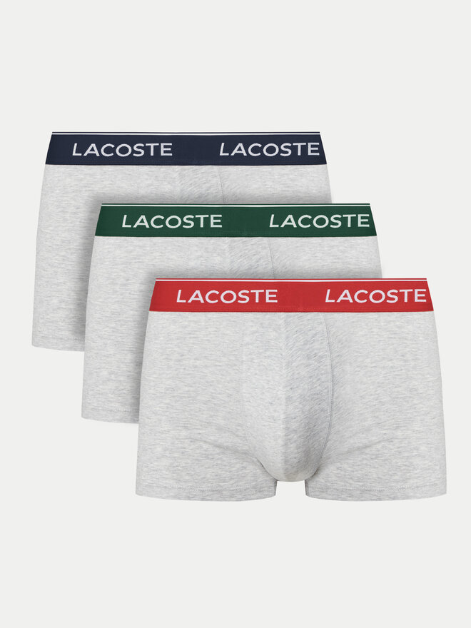 Lacoste Lacoste Набір з 3 пар боксерів 5H1297 Сірий