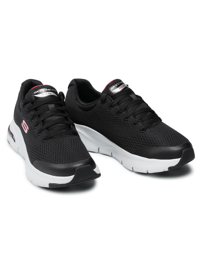 Skechers Sneakersy Skechers Arch Fit 232040/BKRD Czarny