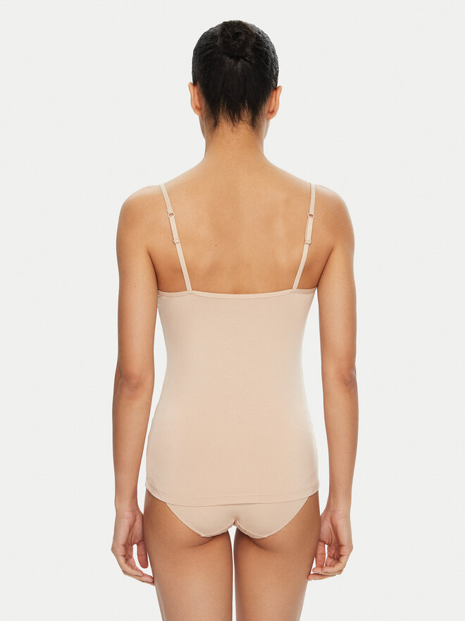 Triumph Triumph Marškinėliai Sense Of Modal 10224795 Smėlio Slim Fit