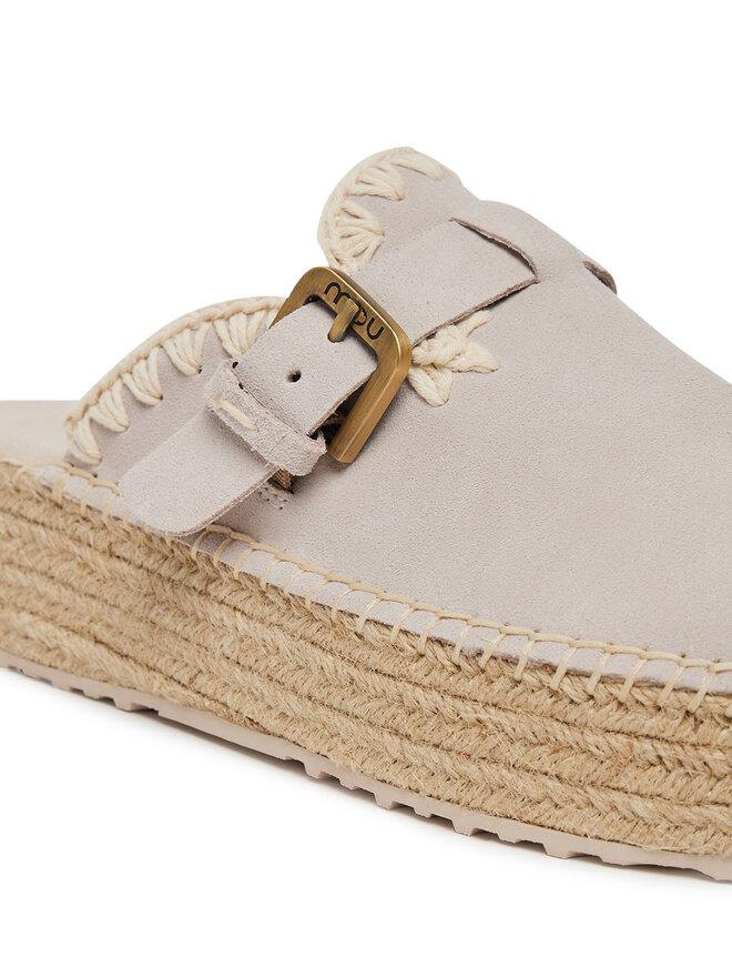 Mou Еспадрили Mou Jute clog plain MU.SW641000A Сив