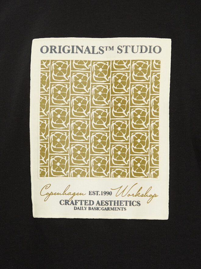 Jack&Jones Jack&Jones T-shirt Islington 12273019 Crna Loose Fit