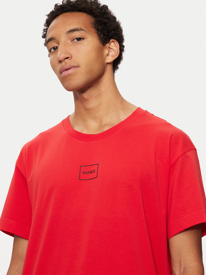 HUGO Hugo T-Shirt Laze 50525236 Rot Regular Fit