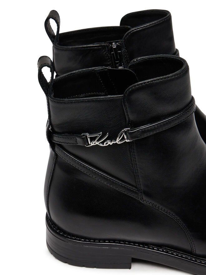 KARL LAGERFELD Botki KARL LAGERFELD KL41444 Czarny