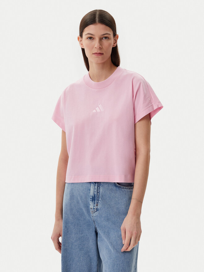 adidas adidas Camiseta ALL SZN JD0187 Rosa Regular Fit