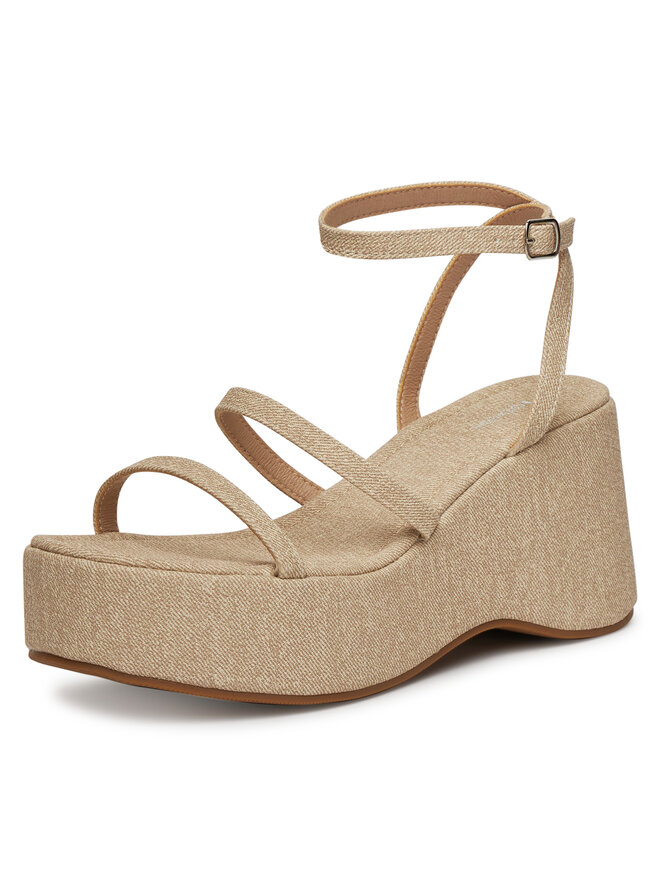 DeeZee Sandali DeeZee E22067-5 Beige
