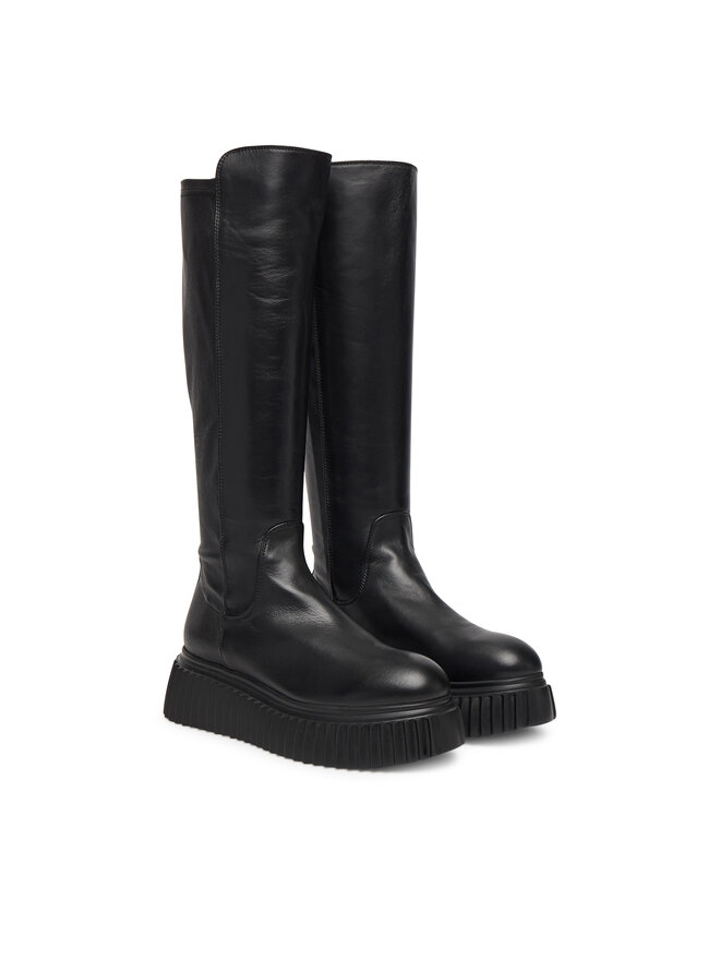 AGL Μπότες AGL Gloria D751567PGK06891013 Μαύρο
