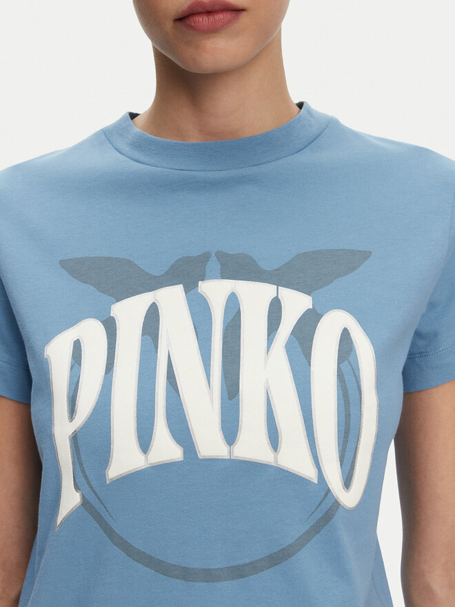 PINKO PINKO T-Shirt Start Blau Regular Fit