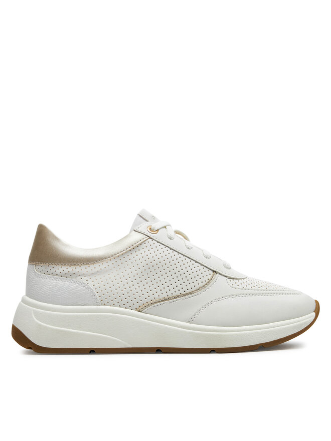 Geox Sneakersy Geox D Cristael D45MXD 054AJ C1327 Biela