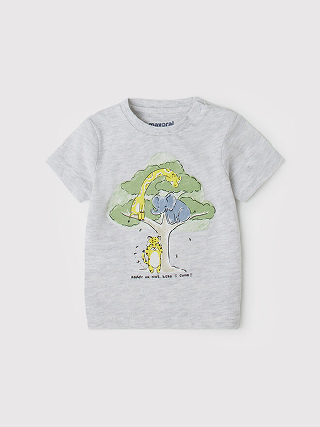 Mayoral Mayoral Футболка 1012 Сірий Regular Fit