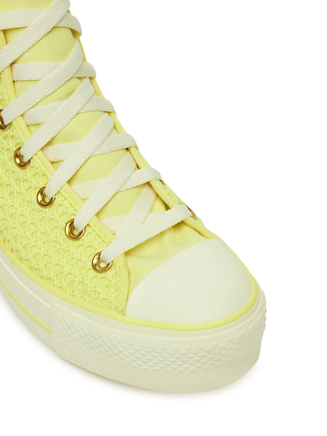 Converse Кеди Converse Chuck Taylor All Star Lift Platform Knit A14967C Жовтий