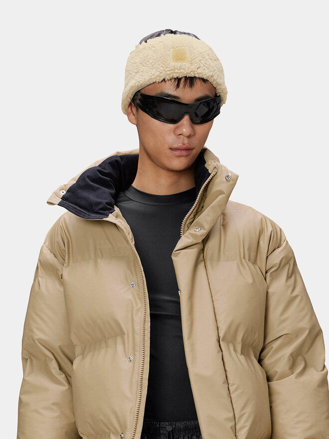 Rains Κορδέλα μαλλιών Rains Kofu Fleece Headband T1 20170 Μπεζ