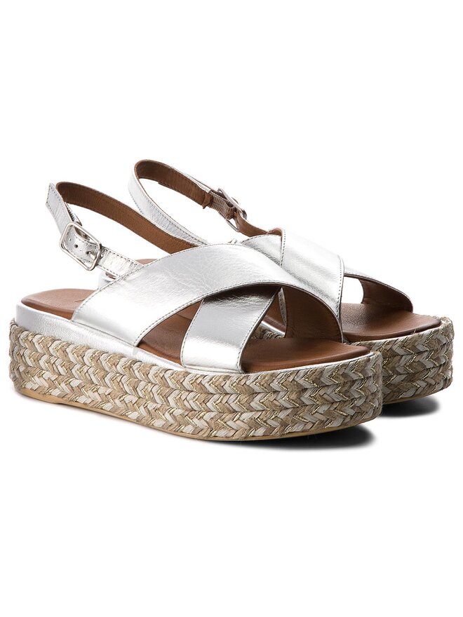 Espadrilles Inuovo 8900 Silberfarben | eschuhe.de
