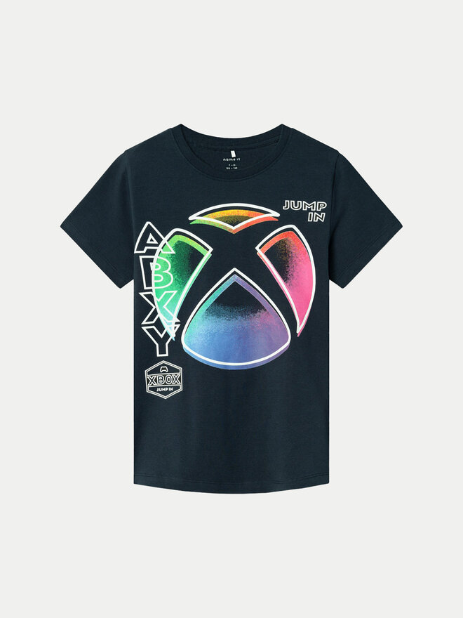 NAME IT NAME IT Marškinėliai XBOX 13232200 Tamsiai mėlyna Regular Fit