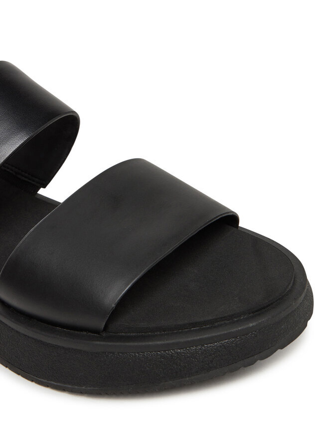 Calvin Klein Jeans Pantoletten Calvin Klein Jeans Sandal Slide Double Strap YW0YW01694 Schwarz