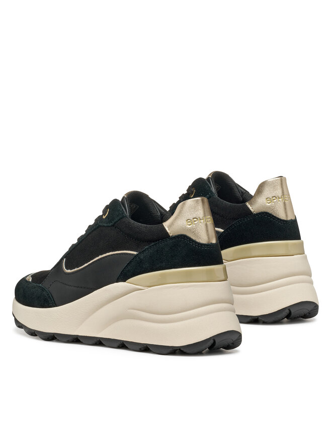 Geox Sneakers Geox D Spherica Ec13 D45WAA 0MA22 C9999 Schwarz