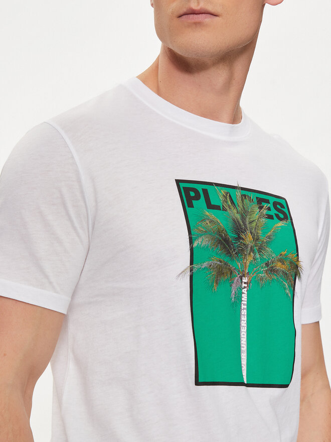 United Colors Of Benetton United Colors Of Benetton Футболка 3P7XU108X Білий Regular Fit