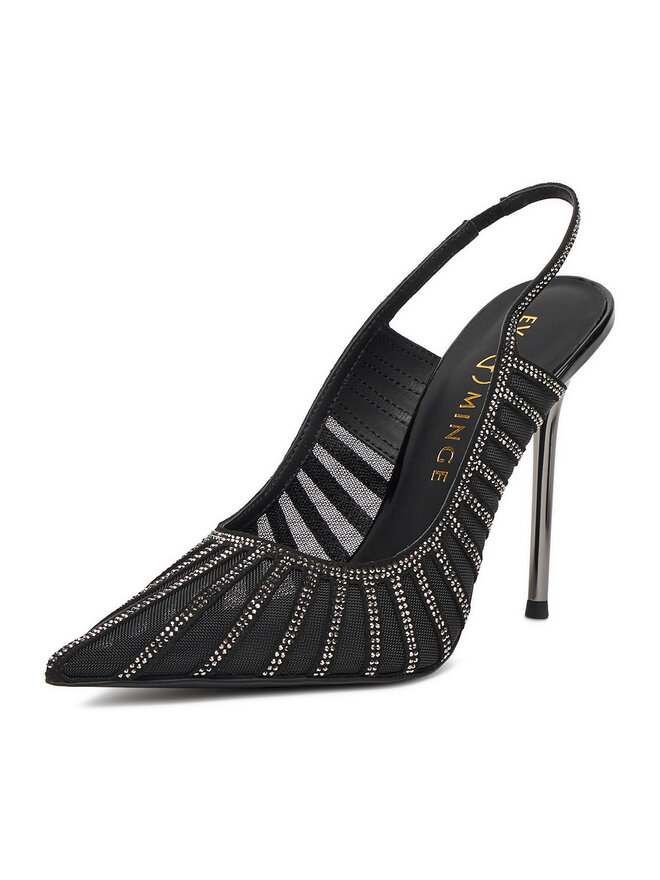 Eva Minge Štikle Eva Minge EO-AVA-E373-70H-C183Y1 Crna