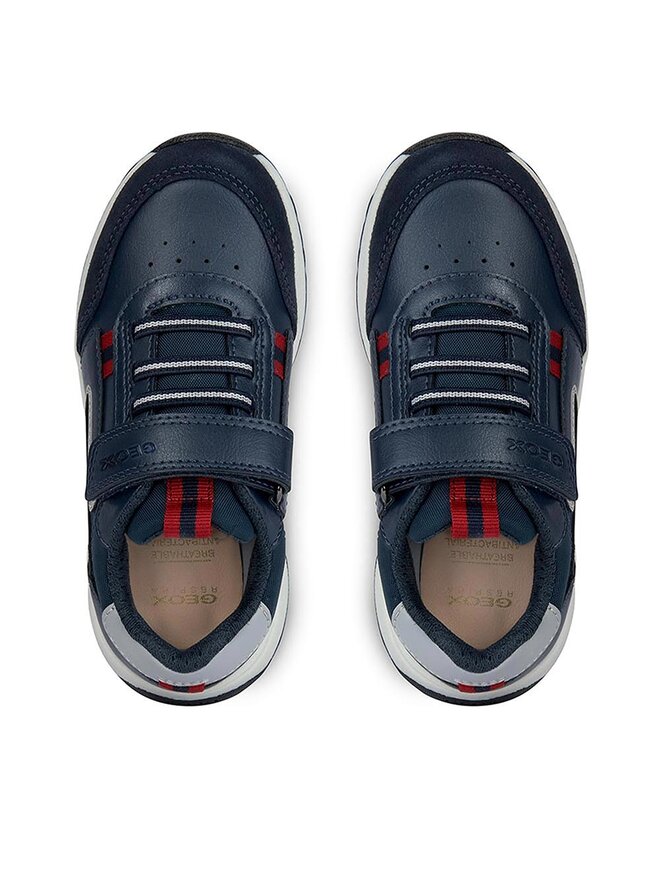 Geox Sneakersy Geox J Briezee Boy J36GMA 054FU C4244 D Tmavomodrá
