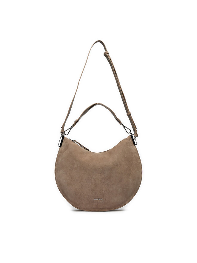 Coccinelle Τσάντα Coccinelle QKG Coccinellesunup Suede E1 QKG 13 01 01 Μπεζ