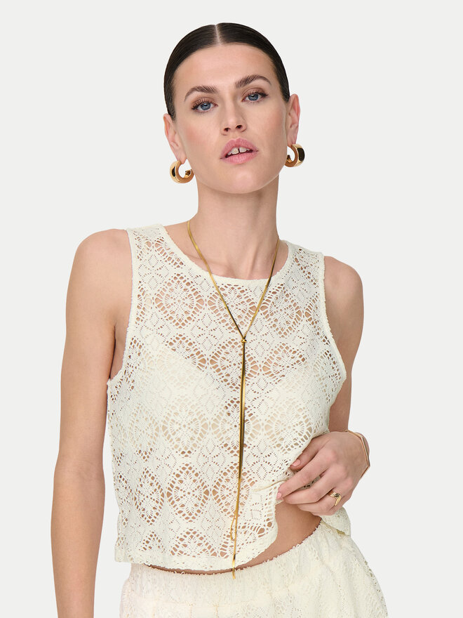 JDY JDY Felső Eva 15351499 Fehér Regular Fit