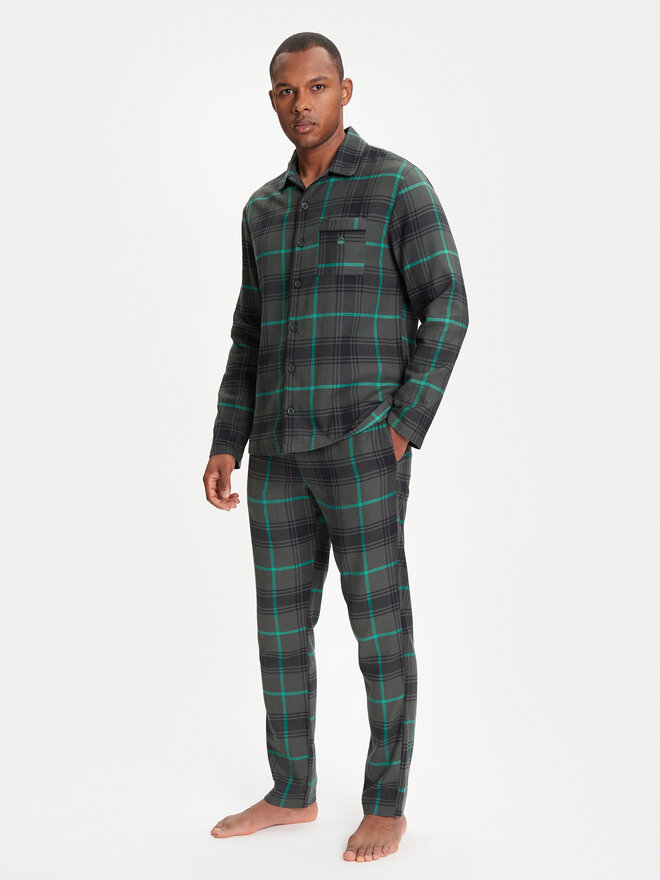 United Colors Of Benetton United Colors Of Benetton Pijama 43UL4P00A Verde Regular Fit