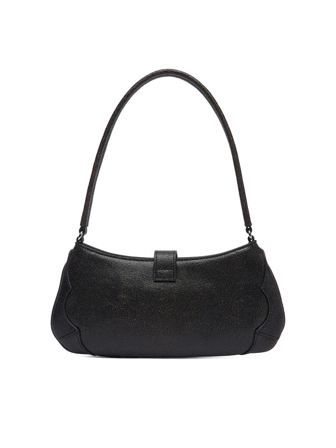 Tommy Jeans Handtasche Tommy Jeans Tjw Cool Leather Shoulder Bag AW0AW18788 Schwarz