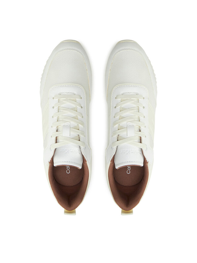 Calvin Klein Sneakers Calvin Klein Low Top Lace Up Logo Lth HM0HM01654 Alb