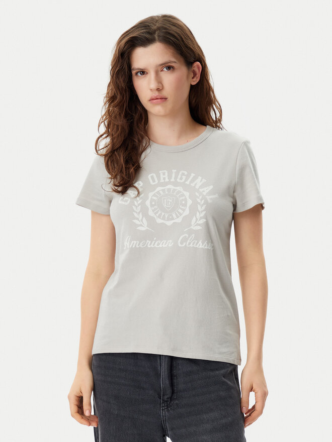 Gap Gap Marškinėliai 723653-08 Smėlio Regular Fit