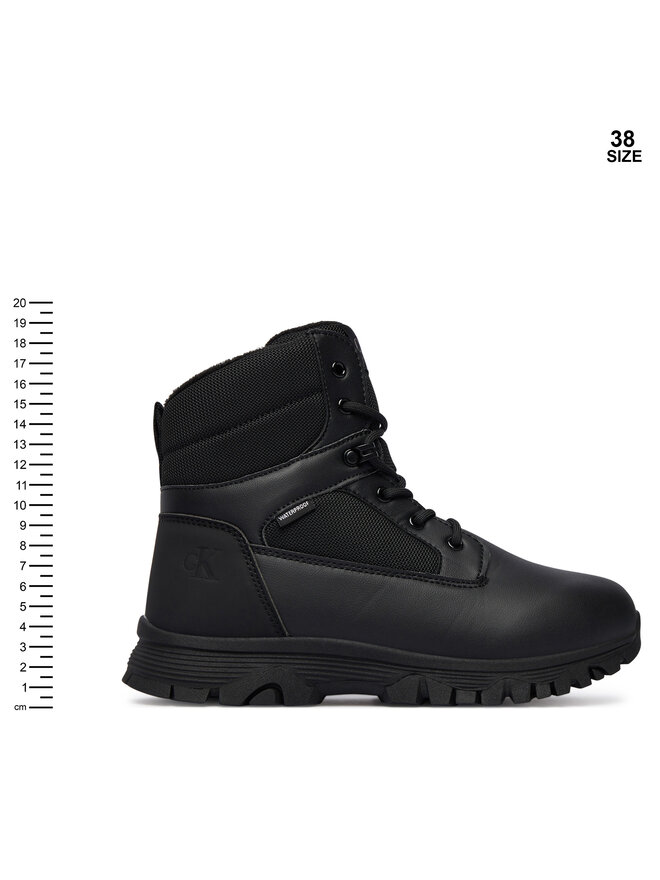 Calvin Klein Снігоходи Calvin Klein Lace-Up Bootie V3X5-83190-1485 D Чорний