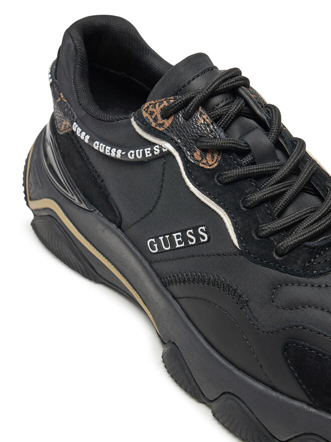 Guess Сникърси Guess FL7MIC FAL12 Черен