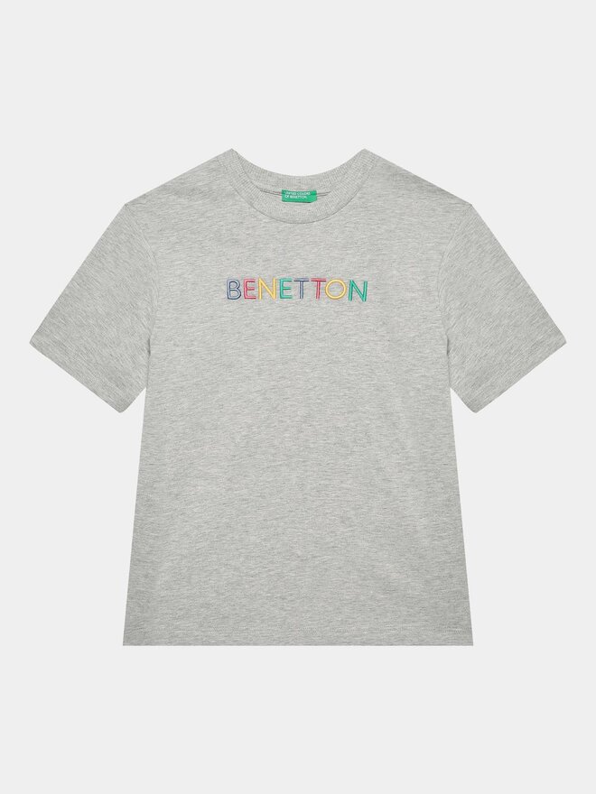 United Colors Of Benetton United Colors Of Benetton Póló 3BL0C10DY Szürke Regular Fit