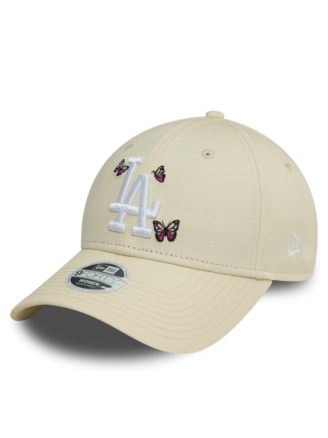 New Era Czapka z daszkiem New Era LA Dodgers Icon 9FORTY 60595342 Beżowy
